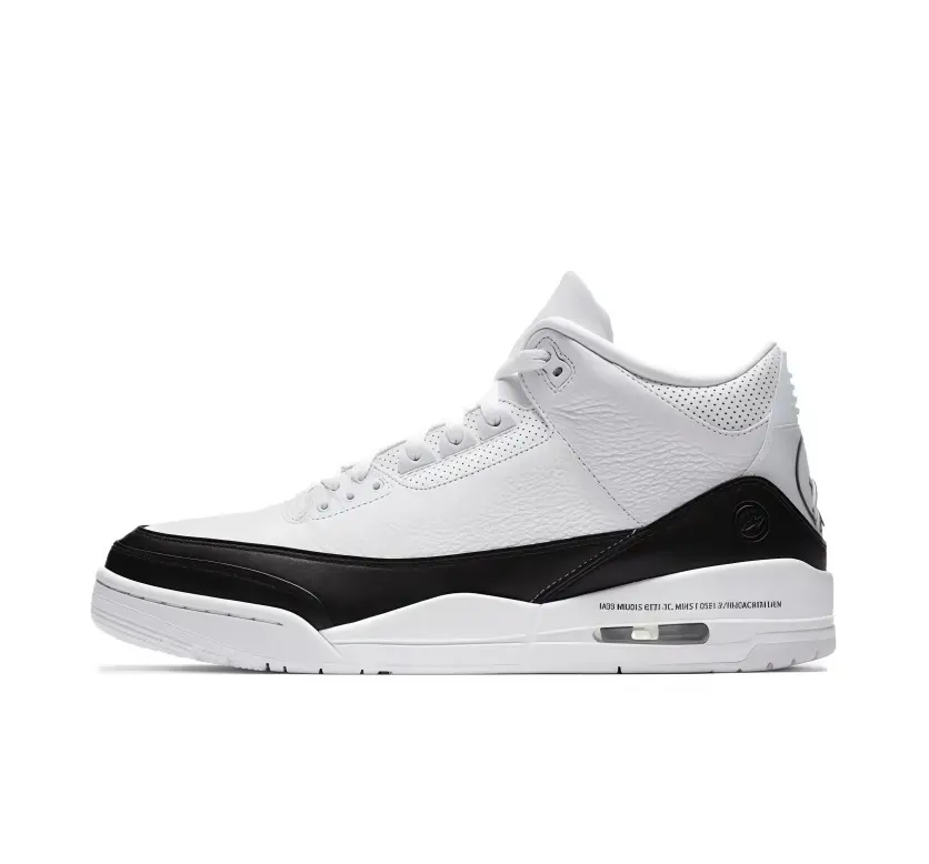 Unisex black white mid top basketball shoes perforated leather upper visible air cushion midsole shock absorption non slip rubber outsole all day comfy minimalist streetwear fashion casual sneakers