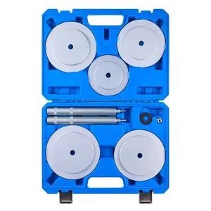 VEVOR Bearing Press Kit, 7 Pcs, Bearing Race and Seal Driver Set with 5 Bushings, Handle Shaft and Extension Rod, Bushing Driver Tool Set, Heavy Duty Removal Installation Tool Kit with Storage Case