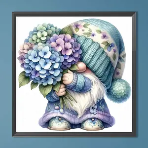 Dwarf Pattern DIY Diamond Arts Colorful Painting Kit without Frame, DIY 5D Diamond Arts Colorful Painting for Bedroom Home Wall Decor