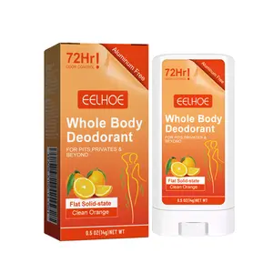 EELHOE  Body Care Stick, Summer Refreshing Anti-Perspirant Clean Armpit Odor Long-Lasting Portable Deodorant Stick