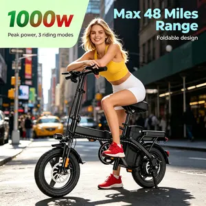 Dual Disc Braking System | ASKMY E14 Urban Folding E-Bike 350W, UL2849 Certified, Enhanced Safety Battery, 12-Month Warranty, Easy Storage- Long Range 45 Miles | 14" Compact Tires,