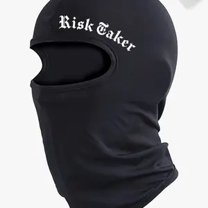 Risk taker custom shiesty ski mask,unisex and one size Breathable Elastic