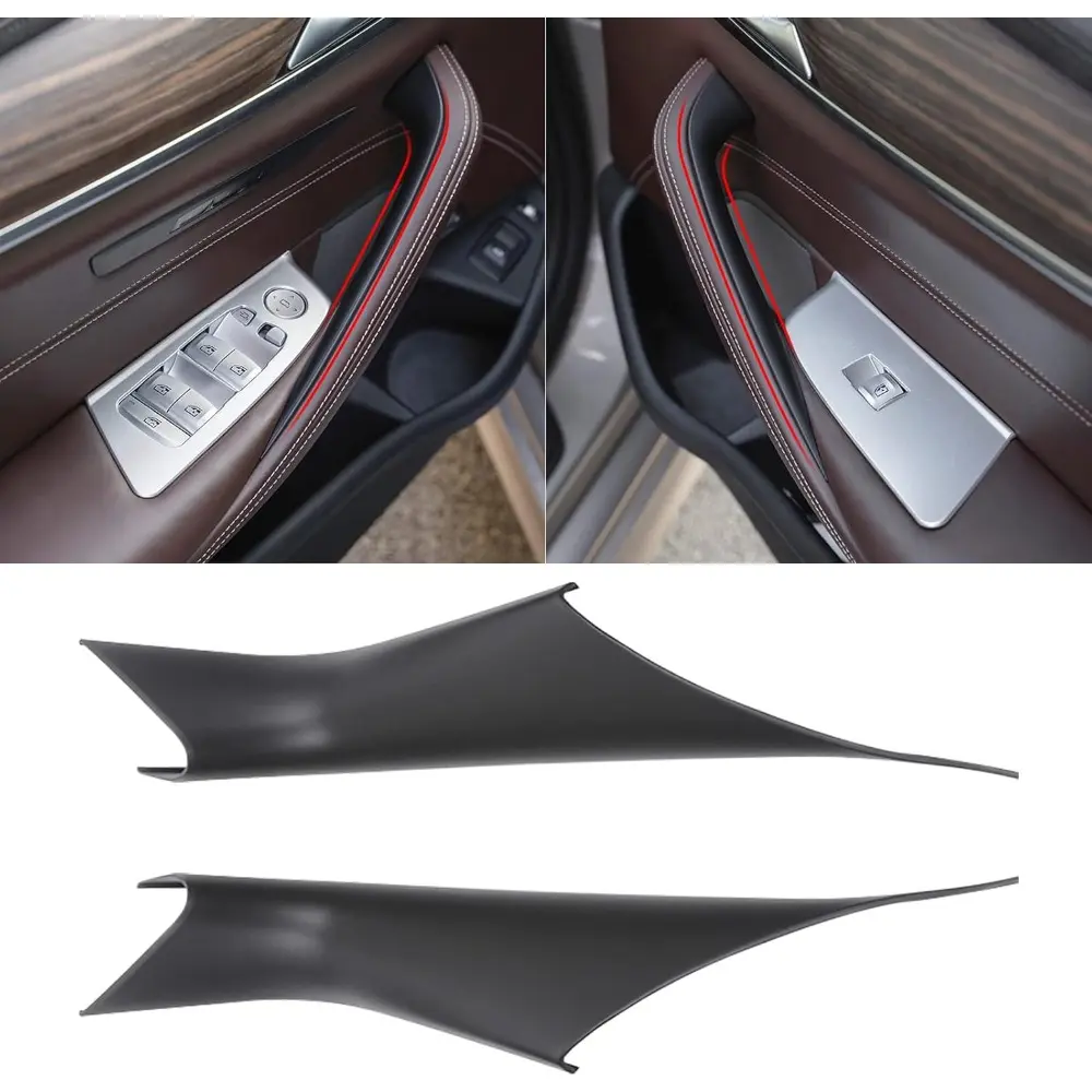 Compatible with BMW 5 Series G30, G31 Door Handle Covers 2017-2022, 2PCS Interior Door Pull Handle Covers Compatible with BMW G30, G31, F90 M5 518d, 520d, 520i, 525d, 530d, 530e, 530i, 540dX, 540i, M550dX, Automotive Interior Accessories, Car Interior Acc