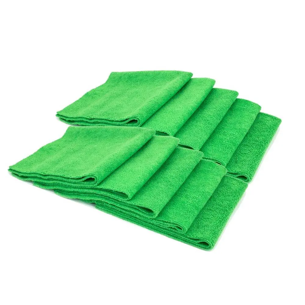 [Mr. Everything] Premium Microfiber Cleaning Towel - 16 in. x 16 in., 390 gsm, 10 Pack, for Home Supplies, Home Care, Glass Cleaning, Microfiber Cleaning Towels