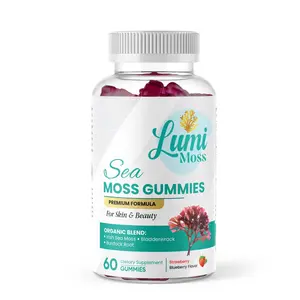 Lumi Moss Sea Moss Gummies – Skin & Beauty Support | 60 Vegan Gummies