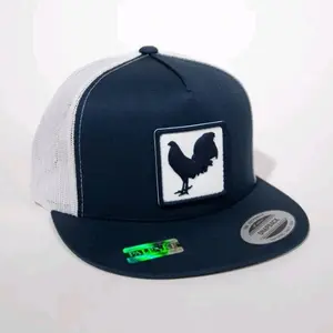 3D PVC Patch Flat-Bill 5 Panel Classic Trucker Snapback Hat 51