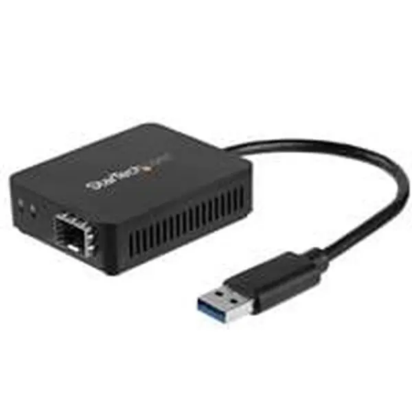 StarTech Compact USB 3.0-to-Fiber Optic Converter for Cycling & Outdoor Leisure Equipment Use, Full Duplex, Sfp, Windows 10, Plastic, Ce, Fcc Certified, 0.24 Lbs, 1000Mbit/S, Jumbo Frames