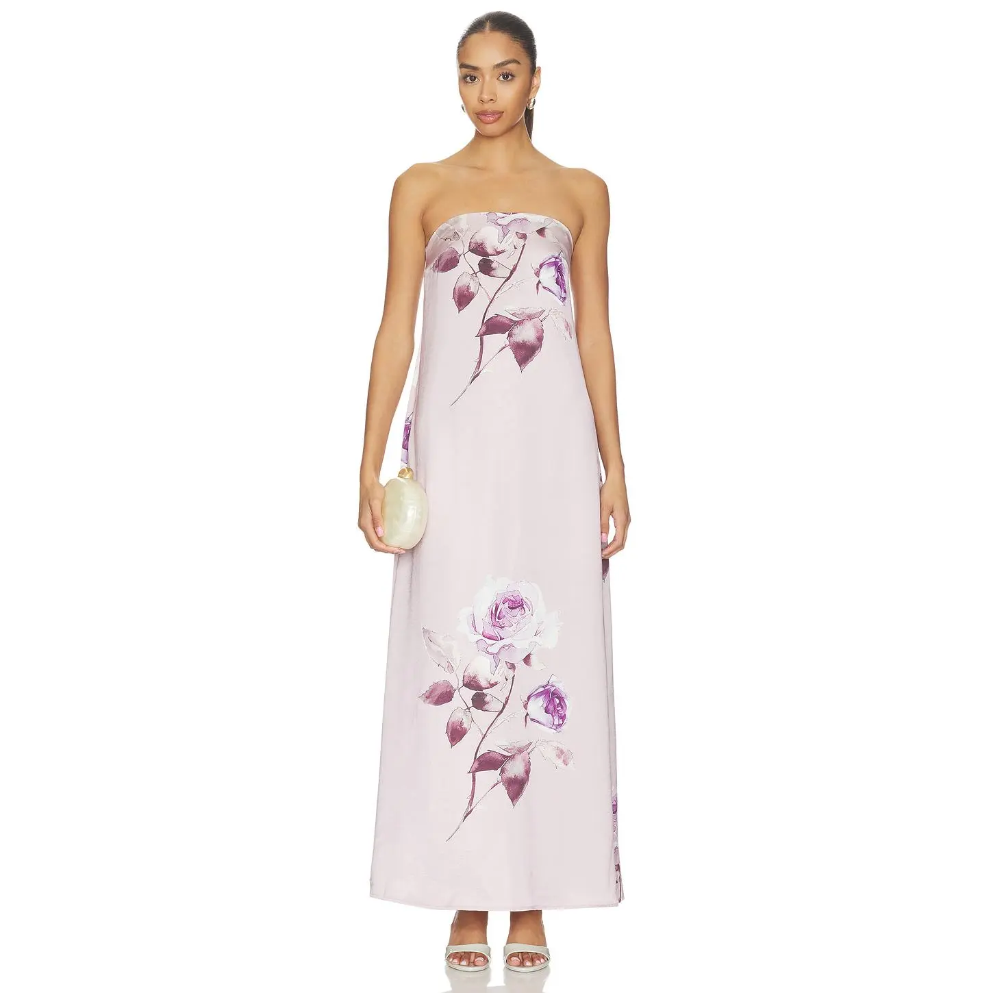 Curaae by Elliatt Gabriel Maxi Dress in Lilac Floral