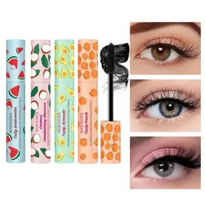 Large-capacity  Fruit Mascara | Watermelon Scented Waterproof Mascara | Volumizing Lengthening Curling Eye Makeup