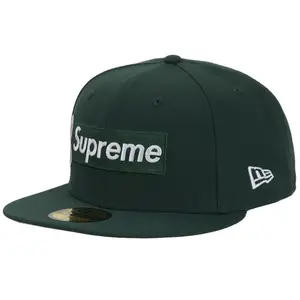 Supreme x New Era Breast Cancer Awareness Box Logo Fitted Hat, from StockX