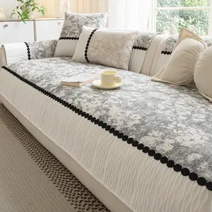 Universal Sofa Cushion Cover, Pet-Friendly Protector, Dustproof Sofa Slipcover, Suitable for Office Bedroom Living Room Home Decor