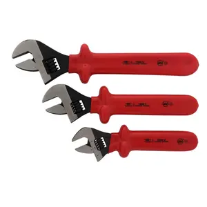 Wiha Tools 76290 3 Piece Insulated Adjustable Wrench Set