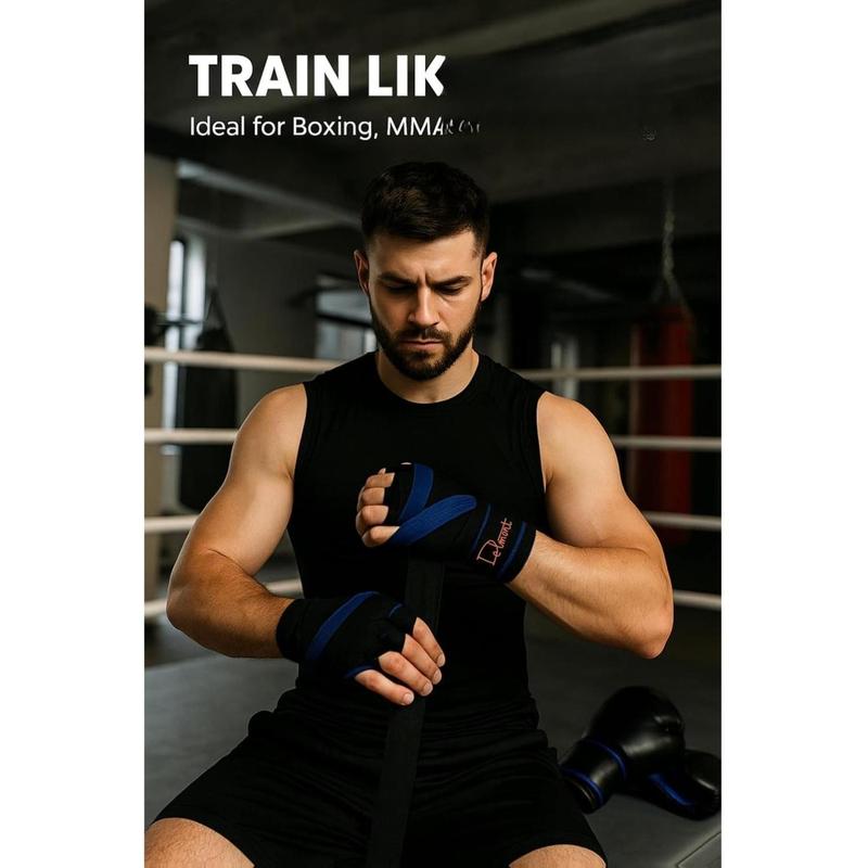 Delmont Hand Wrap Bandage for Boxing, MMA and Martial Arts, Unisex