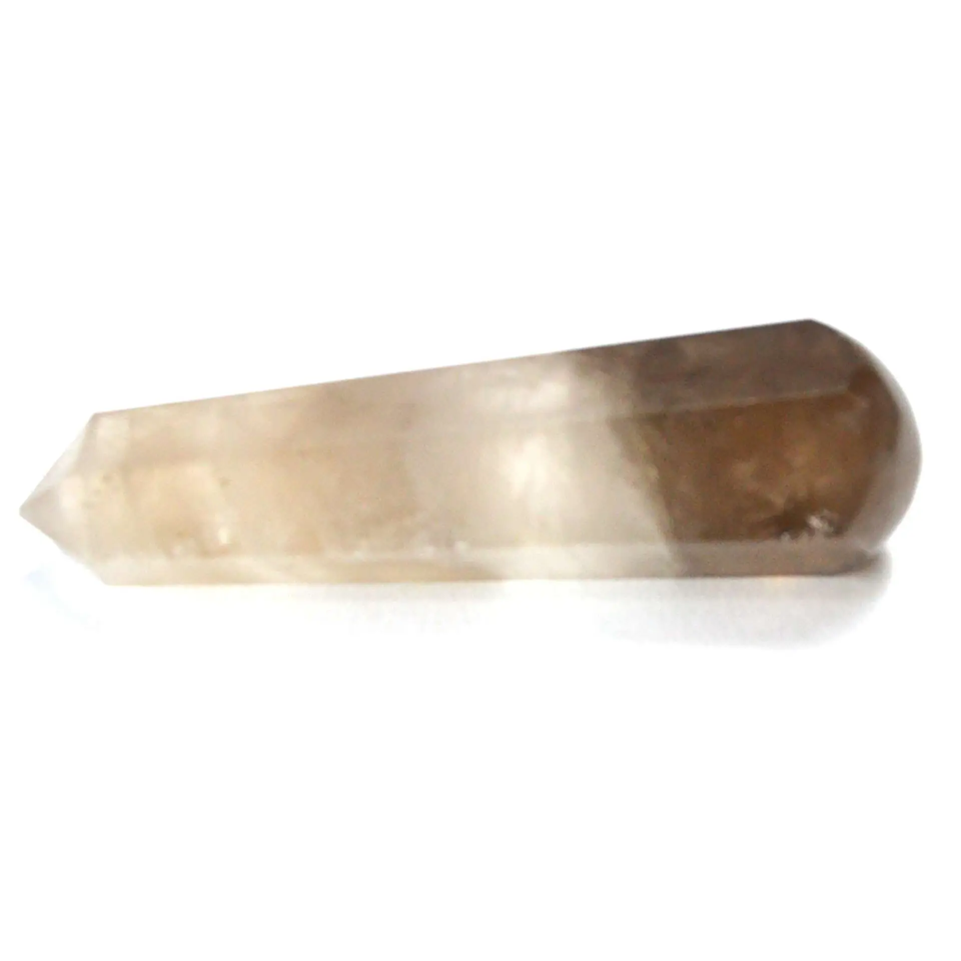 Smoky Quartz 6-Faceted Point 2 Inch — Grounding &amp; Protection Crystal Tower
