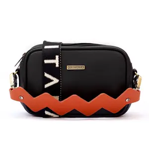 Women's Fashion Crossbody Bag - Cartera Parchita 100%colombiano Bolso Bandolera Dalia for women black