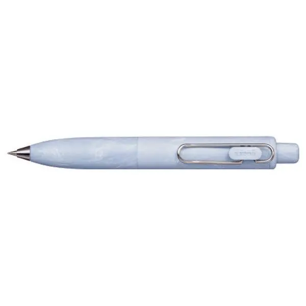 Uniball One P Gel Pen Bath Bomb Edition - Marble Savon Blue (0.38mm Black Refill)