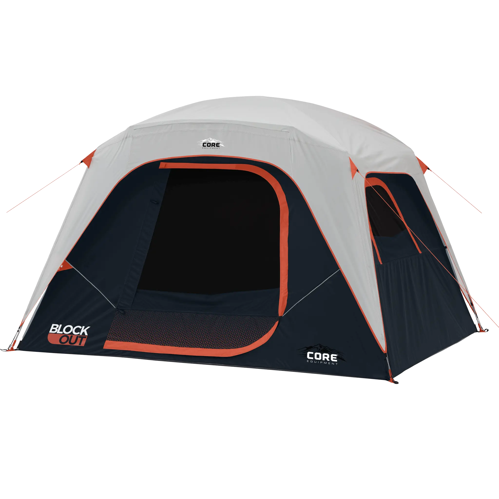 6-Person Blockout Dome Tent, Dome Shape, H2O Block, Hybrid Roof, 20% More Headroom, Adjustable Ventilation for Camping, Hiking, Multi-Person Tents, Blackout Tents