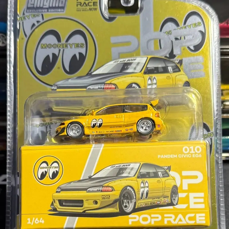 Pop Race Honda Pandem Civic EG6 Mooneyes #010 Enigma Exclusive