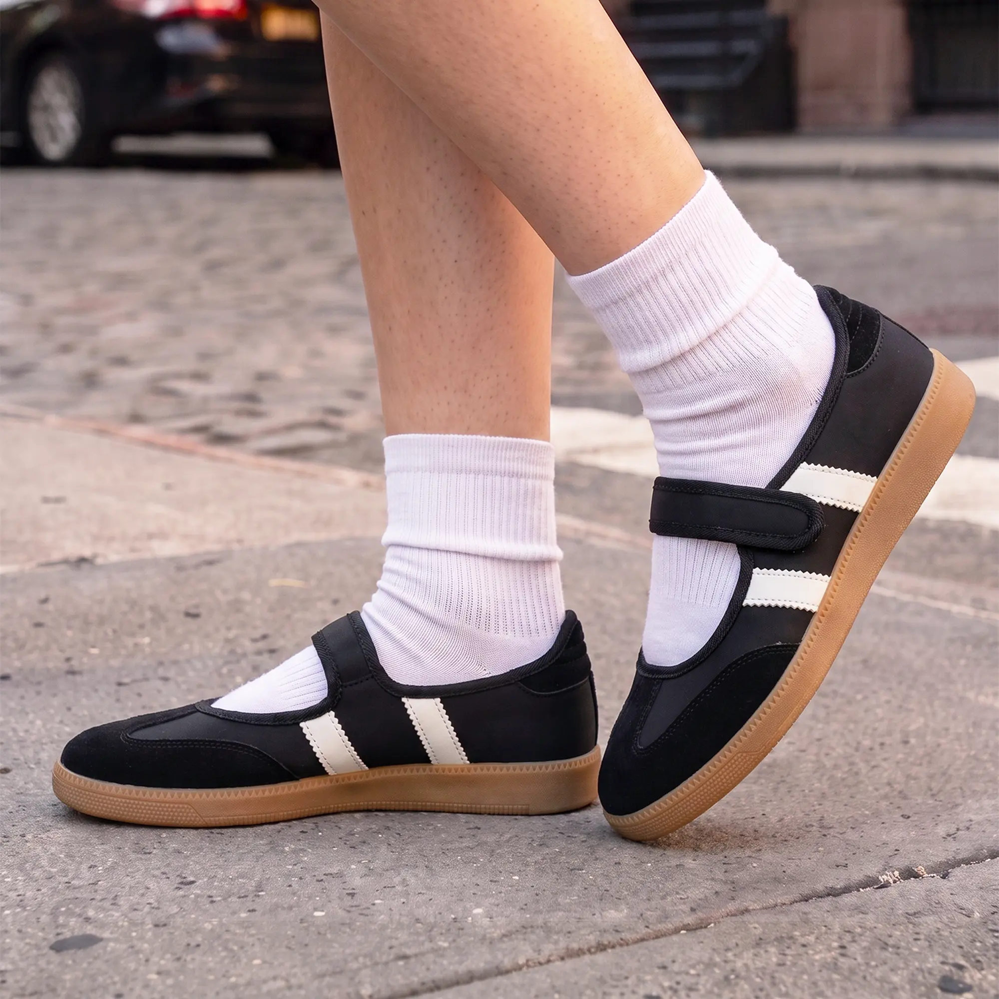 [Tigeridea] Women's Shoes, Casual Trendy Sneakers, Comfortable Business Casual Slip-On Footwear, Lightweight Retro Fashion Tennis Shoes