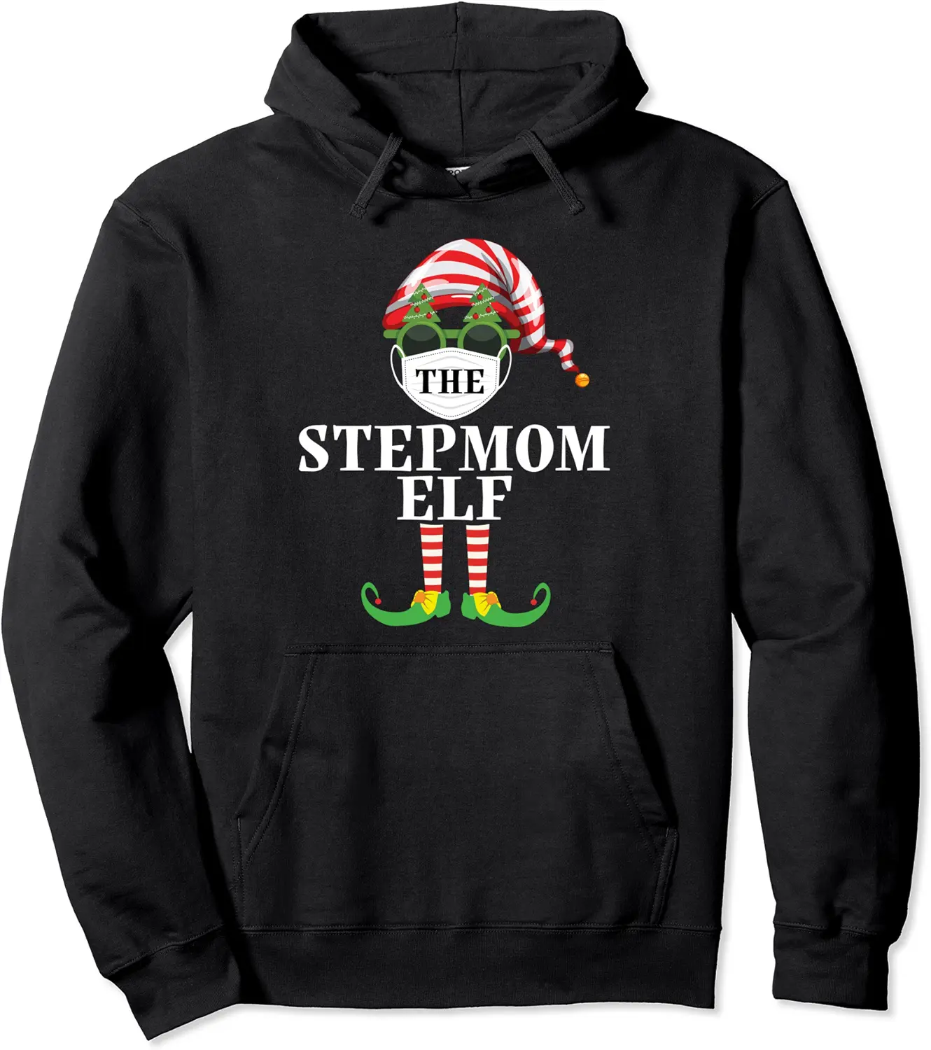Stepmom Elf Matching Christmas Group Pjs Family Pajama 2020 Pullover Hoodie - Makenziepaxs Shop 41B08NHZ6BY2