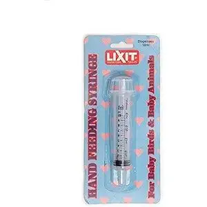 Lixit 0482 Hand Feeding Syringe for Baby Animals, 10 ml