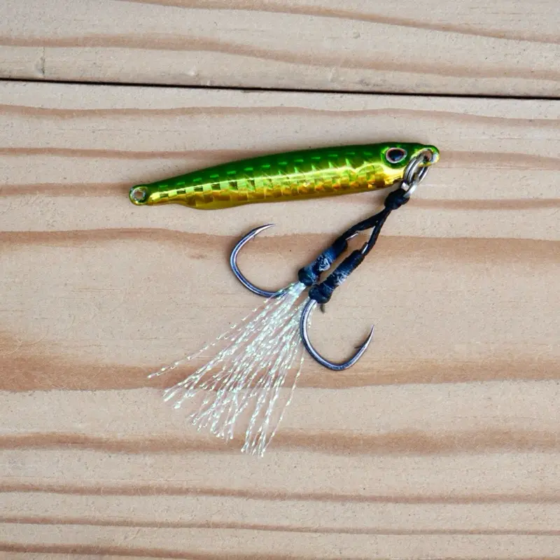 Green Pumpkin | CaliStriker Slow Pitch Jig | 10g 15g 20g