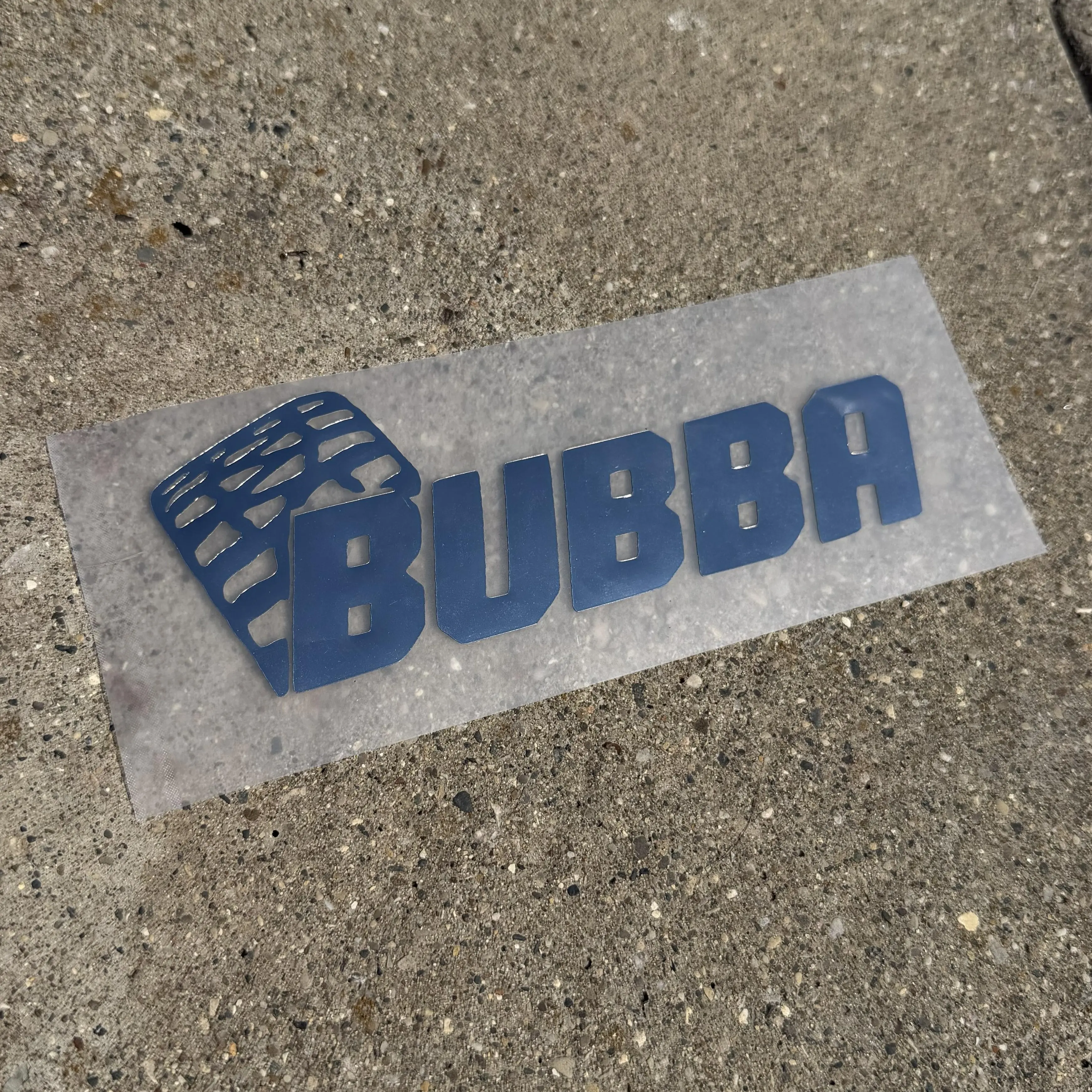 BUBBA Tire Decal