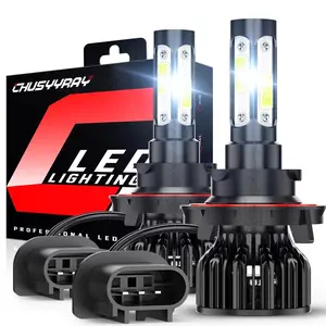 2Pcs H13 LED Bulbs High Low Beam Headlight Kit For Polaris RZR Ranger General Enhanced Visibility Vehicle Lighting