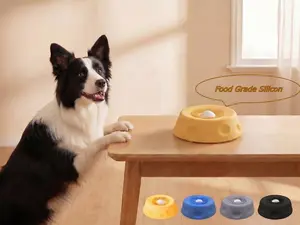 Monment Food Grade Silicone Dog Slow Feeder For Liquid Treats With Improved Suction Pads, Dog licking bowl, No Spill Dog Enrichment Dog Bowl, Nutrition Feeding, Dog boredombuster, Anxiety Relief Bowl, Anti Slip Dog&Cat Bowl, Oral Hygiene& Tongue Cleaning