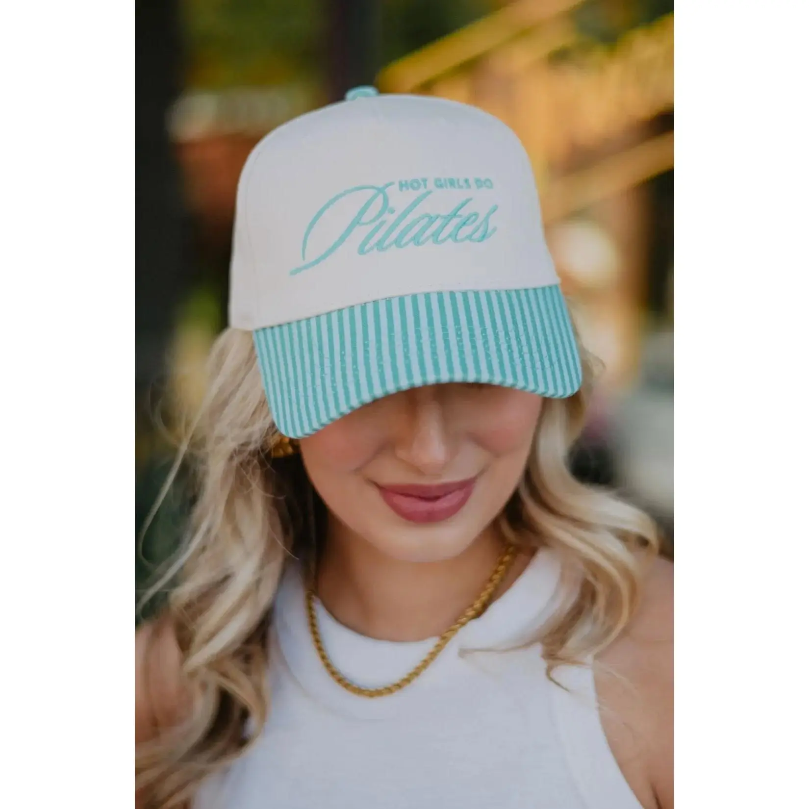 Hot Girls Do Pilates Cap Trucker Vintage