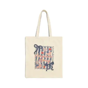 Vintage USA 250th Anniversary Tote Bag – Patriotic Canvas Bag with Historical Designs, Natural or Black, 100% Cotton Gift for American Pride