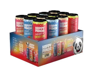 Happy Panda Nootropic Energy Drink - 12 Pack Variety