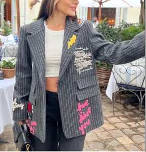 Funky Embroidered Blazer