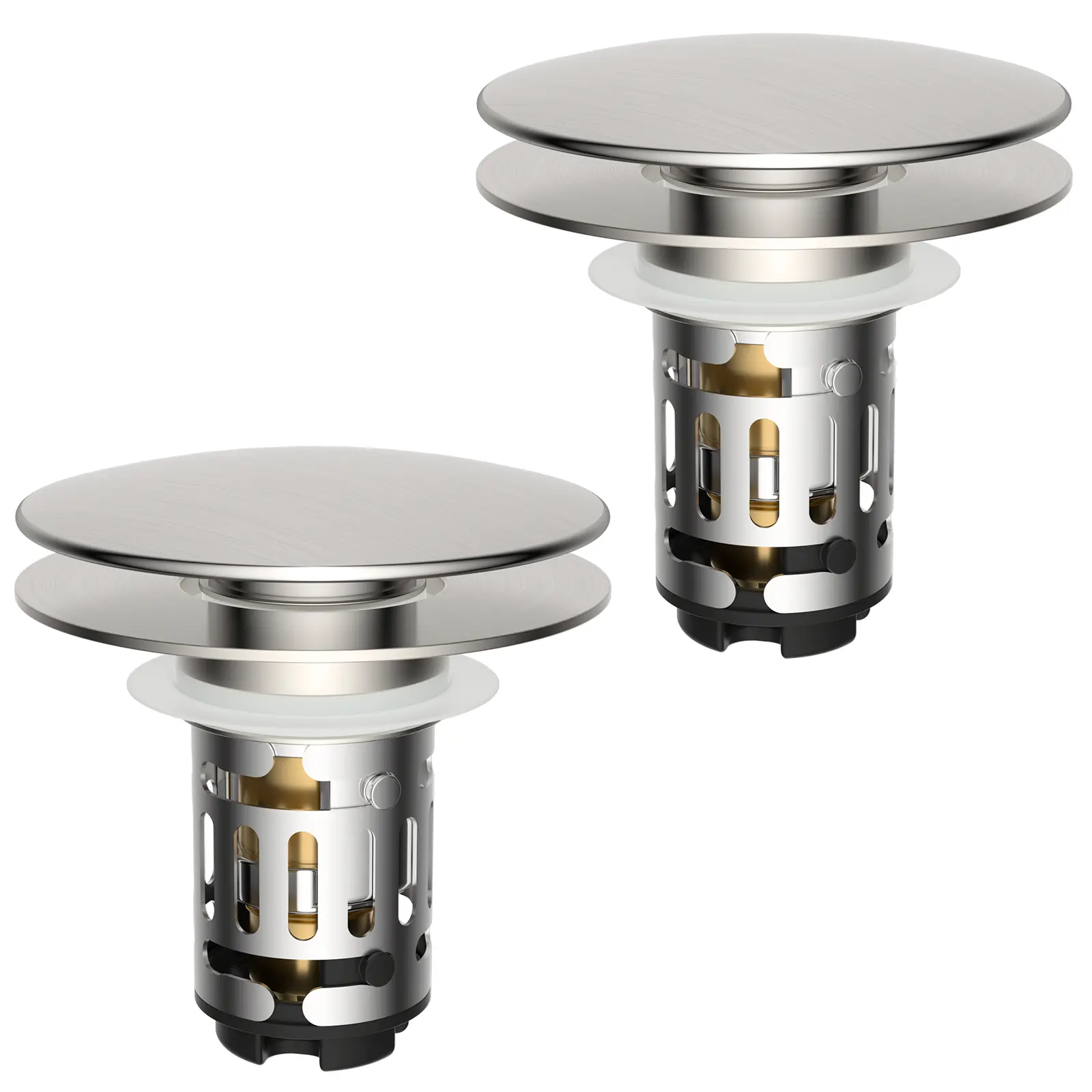 2 PACK - Brushed Nickel