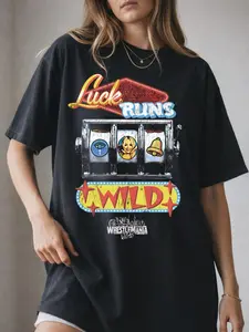 Liv Morgan “Luck Runs Wild” WrestleMania 42 T-Shirt – Vegas Lucky Casino Wrestling Graphic Tee