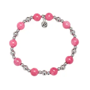 Day by Day Collection- Pink Jade Gemstone Bracelet