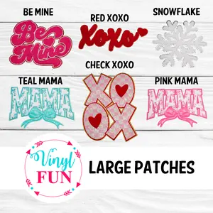 Large Chenille Patches