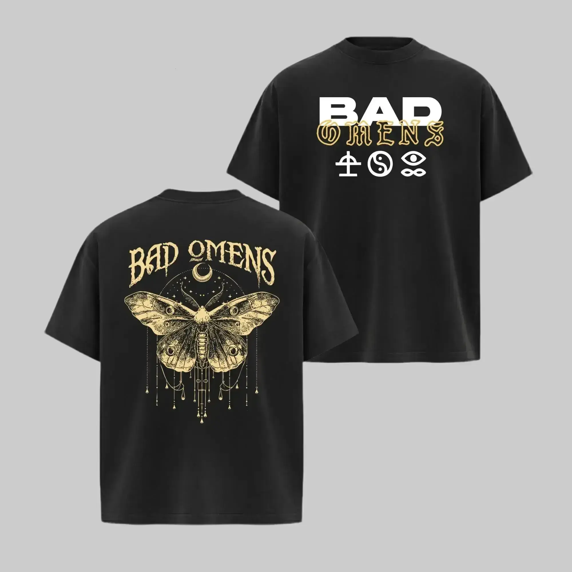 Bad Omens Band Washde Tee & Hoodie : Rock Apparel for Fans, metal band shirt, rock tour t-shirt, alternative band merch, trending t-shirt, 90s graphic tee, vintage graphic tee, grunge aesthetic shirt, classic rock merch Menswear