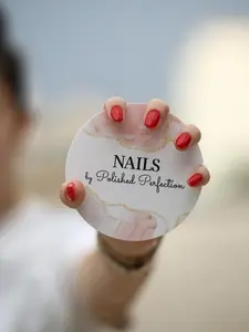 Personalized Acrylic Disk, Hand, Foot, Nail Care and Nail Art Selfies, Photo Prop For Social Media, Business Sign