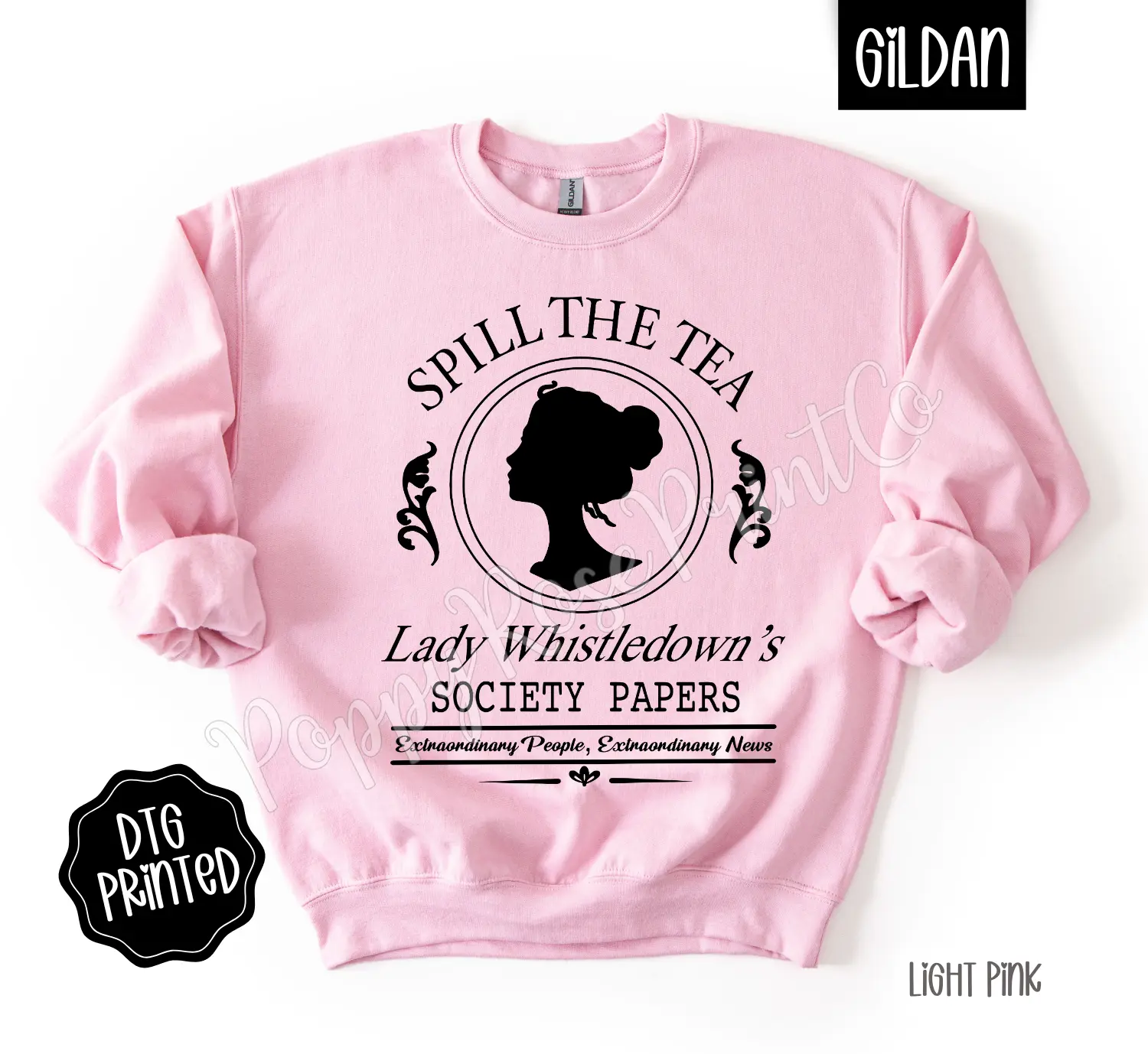 Spill The Tea Sweatshirt, Trendy Women's Crewneck