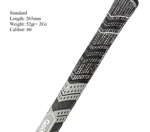 Golf Grip plus 4 Men'S Rubber Golf Grips Cotton Yarn Golf Club Grips Iron and Wood Standard/Midsize Grip Universal