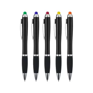 Stylus Ballpoint Pens with Multicolored LED Lights (10pcs)