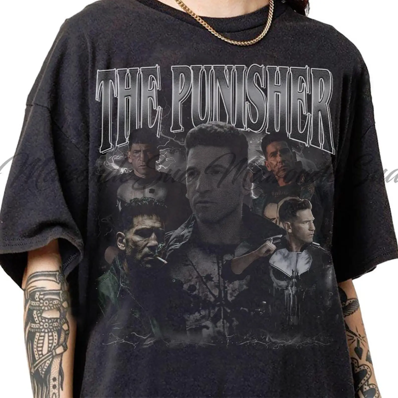 Vintage The Punisher Graphic T-Shirt, The Punisher Fan Apparel Shirt,The Punisher Comfort Colors T-Shirt, The Punisher Retro 90s Bootleg Tee