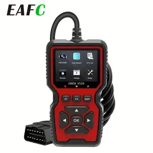 Portable OBD II Port Scanner Live Data Professional Mechanic OBD2 Diagnostic Code Reader Tool For Check Engine Light Battery Voltage automotive Testing functionality complete