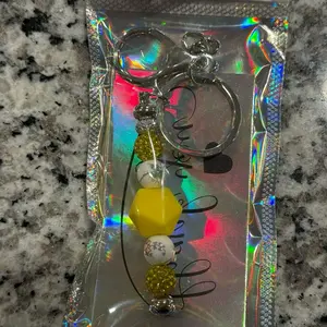 Meadow Mist & Marigold Keychain
