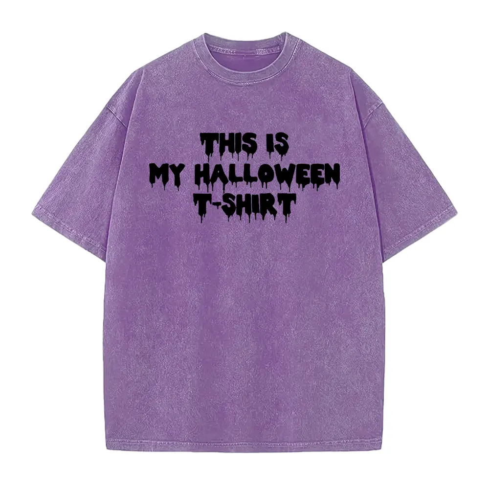 Zombie Text Custom Halloween Shirt, Custom Halloween T-Shirt, Blood Effect Custom Shirt, Your Design Here Halloween Shirt, Halloween T-Shirt