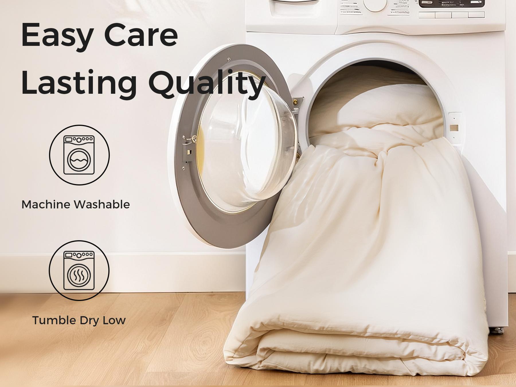 Prewashed Comforter Set,  Bed Set with 1 Comforter &  Pillowcases, Lightweight & Breathable for All Seasons | Soft, Breathable, Lightweight, Comfortable
