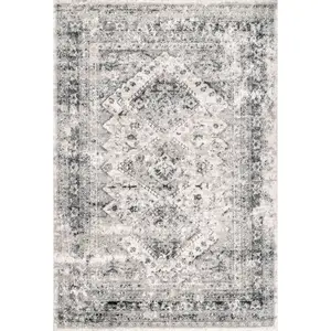Madisson Vintage Faded Medallion Area Rug