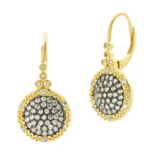 Small Times Square Lever Back Earring