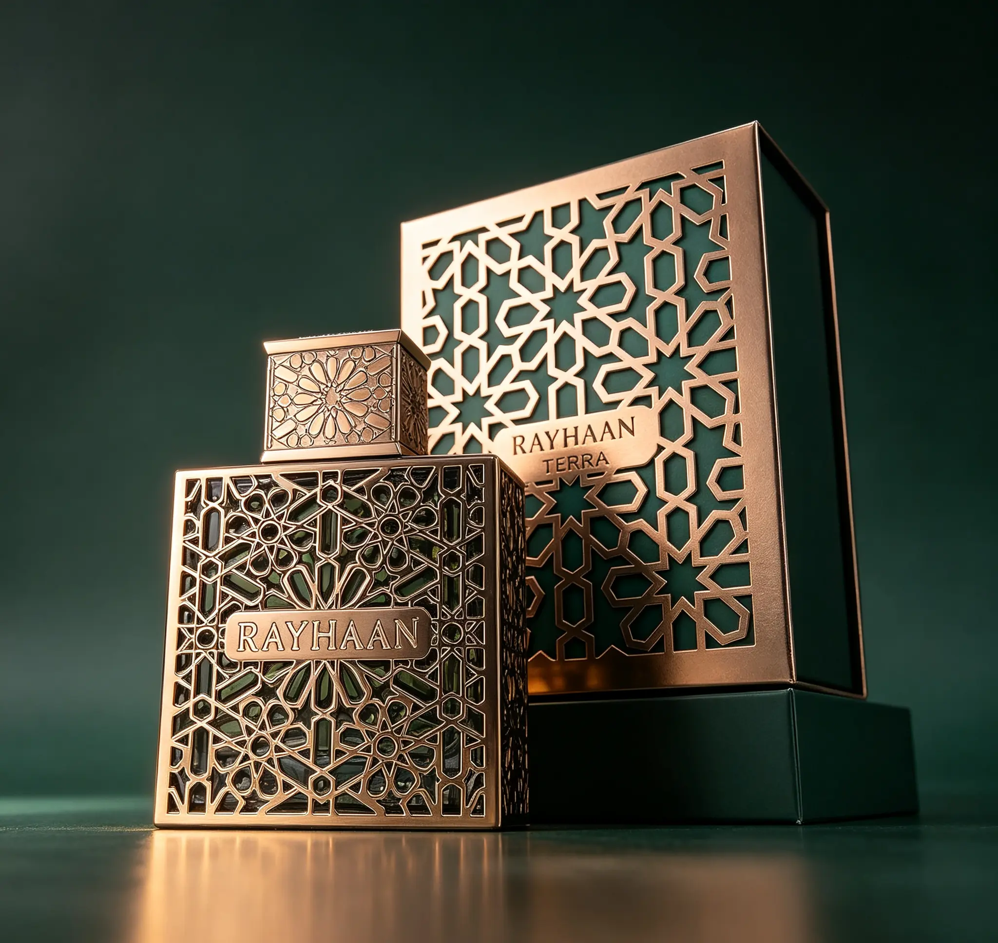 Rayhaan Terra Unisex Eau de Parfum Spray, Spicy Woody Amber Oriental Long‑Lasting Fragrance for Men & Women, 3.4 Oz / 100 ml